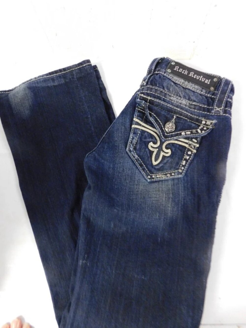 Rock Revival Jeans Buckle Exclusive Noelle Easy Boot Jeans sz 26